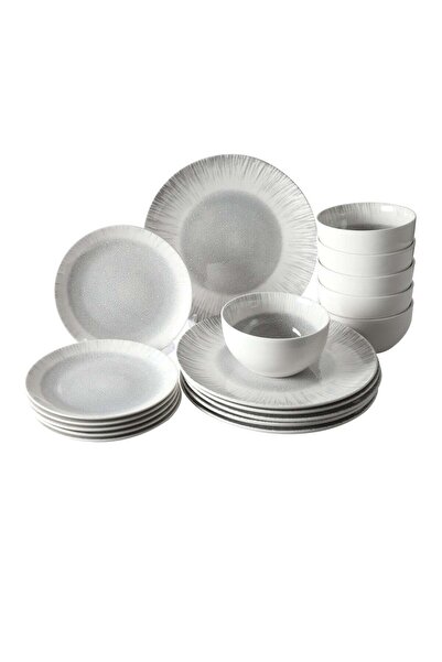 Generic 18-Piece Printed Dinner Set by Cooklet