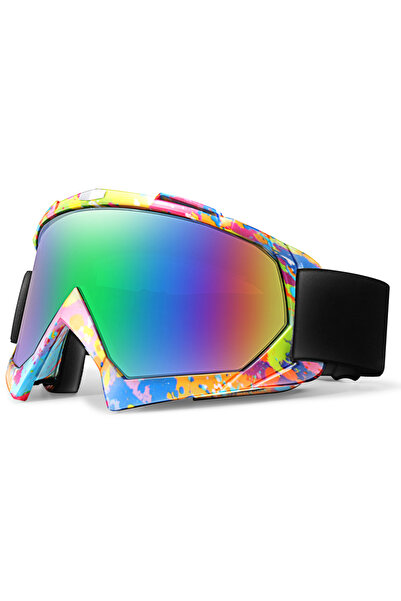 Choice نظارات التزلج VA1-2 بإطار كبير وعدسات ملونة، مغناطيسية مزدوجة الطبقات ...