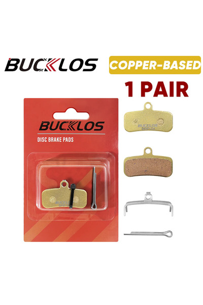 BUCKLOS قطعة واحدة من وسادة فرامل الدراجة المصنوعة من النحاس لدراجات شيمانو N...