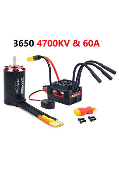 Choice محرك صاروخي V2 3650 4700KV 60A فائق السرعة يعمل بالتحكم عن بعد، طراز V2 3650 3660 3665 3670 3674 بدون فرش مع مستشعر درجة حرارة