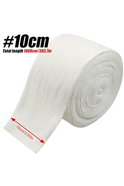 Choice لفة واحدة من جوارب قطنية أنبوبية بطول 10 أمتار، مصنوعة من الشاش، مع جو...