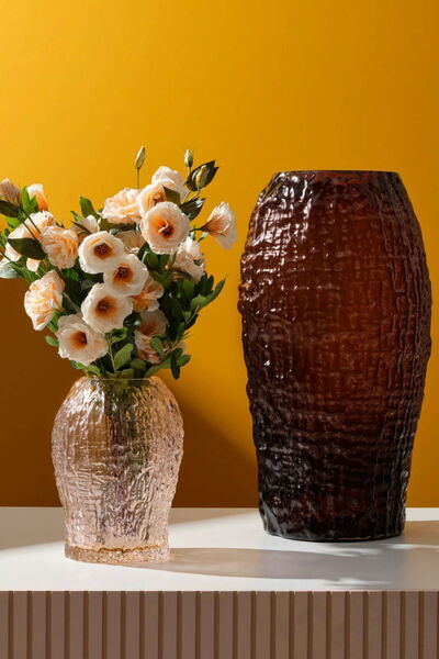 Paşabahçe Nude Vazo Turuncu El Yapımı