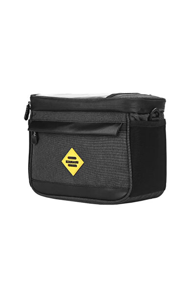 Choice Black Bicycle Chartered Front Bag, Large Capacity Waterproof Fresh Bag...