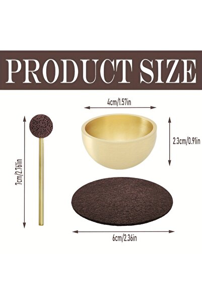 Choice مجموعة أوعية غناء صغيرة 4 سم، وعاء صوتي للتأمل واليوغا والاسترخاء وعلاج الشاكرات