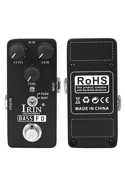 Choice دواسة تأثيرات جيتار كهربائي RS-22 IRIN Bass FD، تأثيرات تشويه صوت البا...