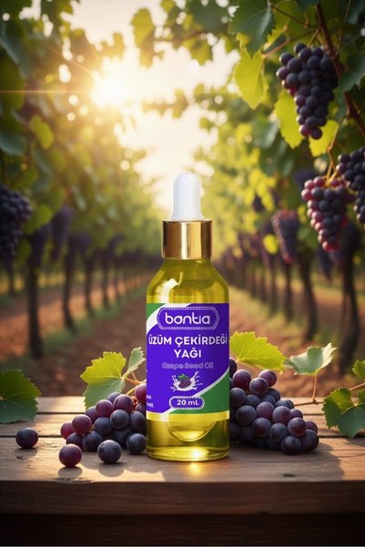 Zera Grape Seed Oil 20 ml - 100% Pure Cold Pressed – Anti-Aging, Collagen Support, Skin & Hair