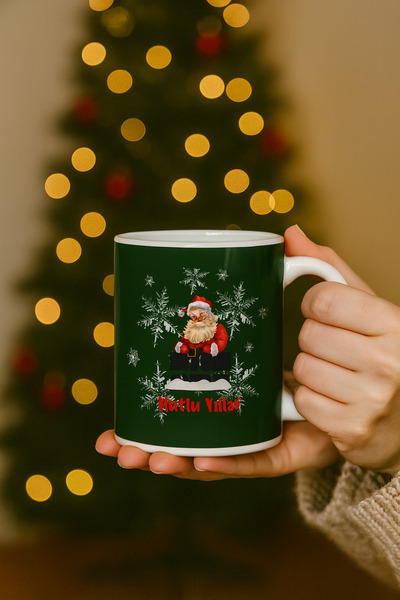 çokaş Mutlu Yıllar - Yılbaşı Temalı Baskılı Kupa Bardak