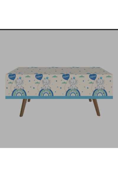 OEM Blue Elephant Plastic Tablecloth 120x180cm