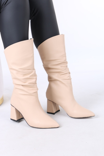 Layber Жіночі шкіряні чоботи, водонепроникні черевики з нековзною підошвою, з...