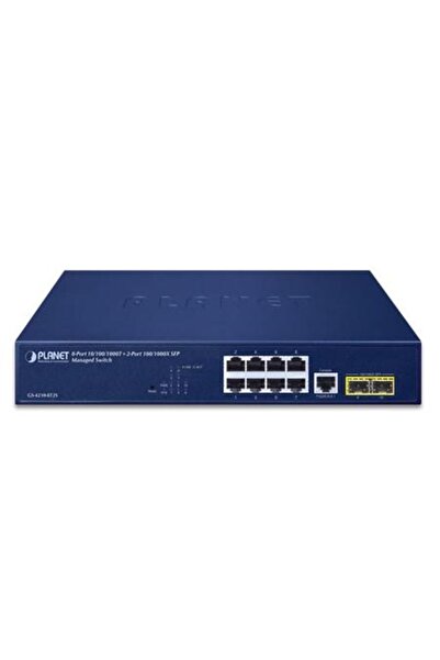 Planet PL-GS-4210-8T2S 8 Port 10/100/1000 2 Port SFP Managed Gigabit Switch