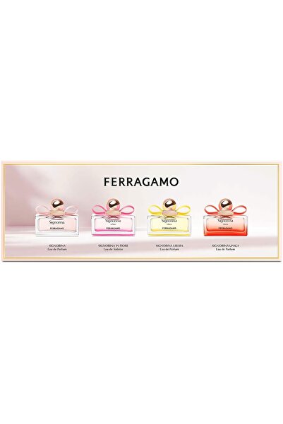 Salvatore Ferragamo Signorina For Women Mini Set 4 X 5ml (Signorina Eau De Parfum + In Fiore Eau De
