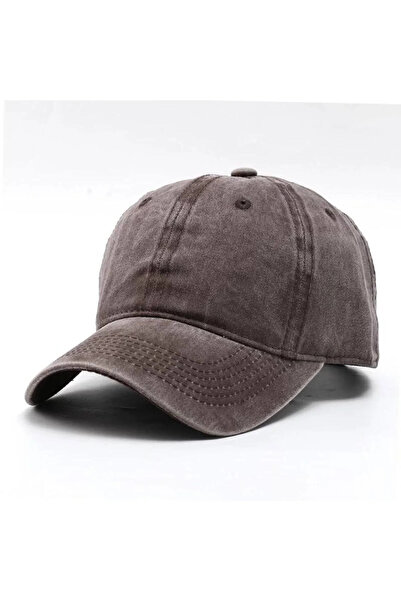 Verahed Plain Gray Color Washed Vintage Hat