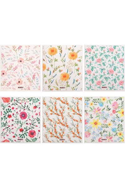 SWIUKPHE 6 Packs Swedish Dishcloths for Kitchen - Reusable Washable Cellulose...