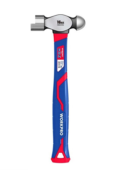 Workpro W041047 / WP241030 شاكوش حديد جهة كروية بيد فيبر ورك برو680 غرام