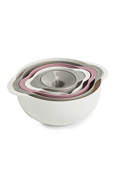zeller set de bucătărie, plastic, 31,7 x 12,5 cm, alb/gri