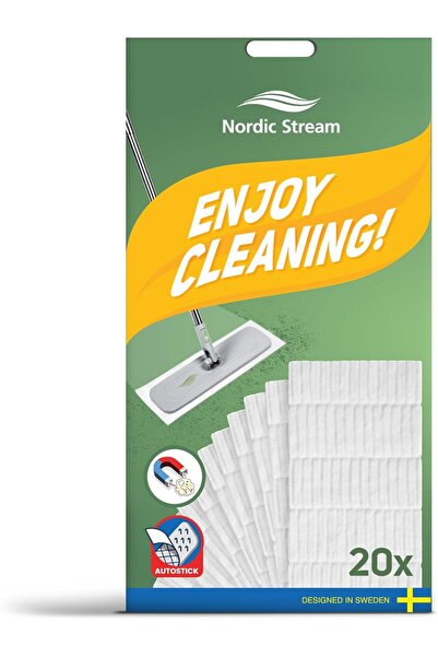 Nordic Stream عبوة إعادة تعبئة مناديل ستريمي الجافة 1 × 20 قطعة (15203)