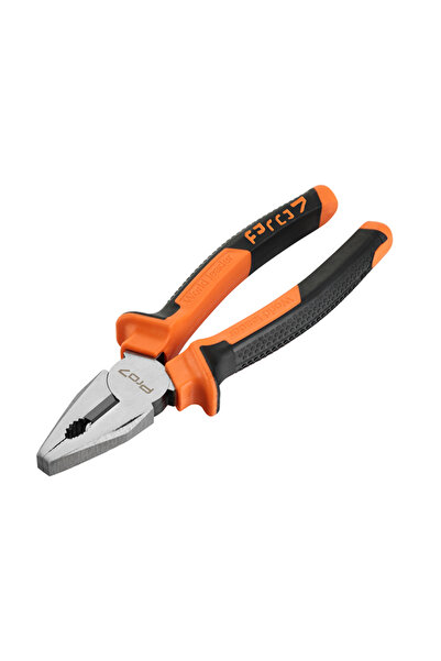 Lawazim Pro7 Combination Plier 8inch - Heavy Duty Lineman Plier Black Orange