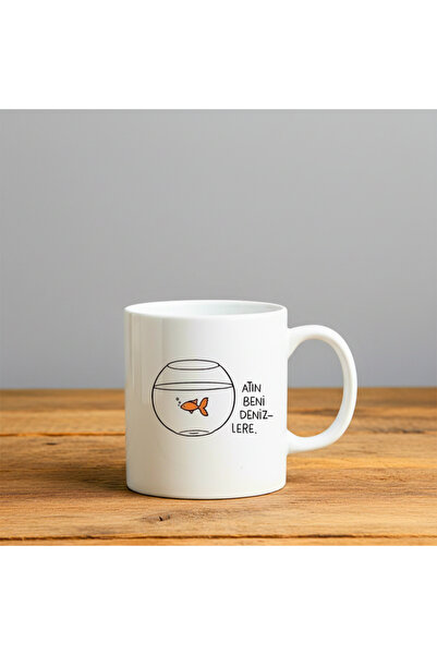 Finka Dekor أعجبيني إلى البحار مطبوع - كوب سيراميك هدية