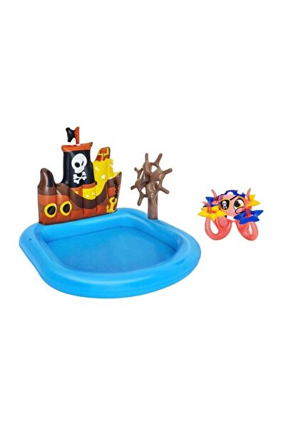 Generic Inflatable Playground Ship-Shaped Play Center - One Pool, One Compass...