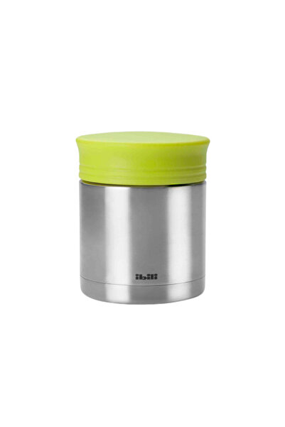 iBiLi -Cutie termos alimentară Termos, oțel inoxidabil/plastic, 450 ml, argin...