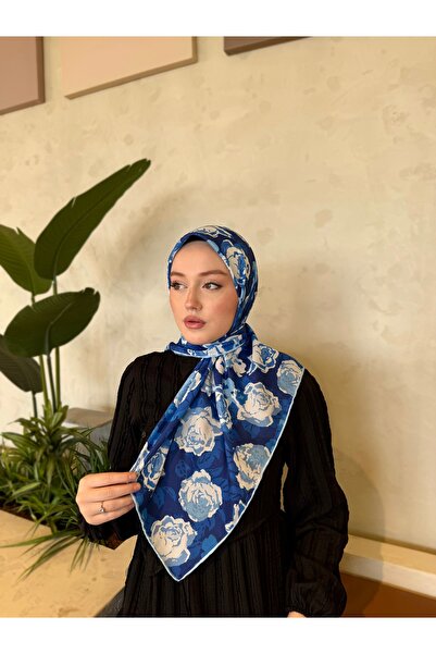 İpekhan Renkli Desenli Pamuk Eşarp – Canlı ve Modern Tasarım