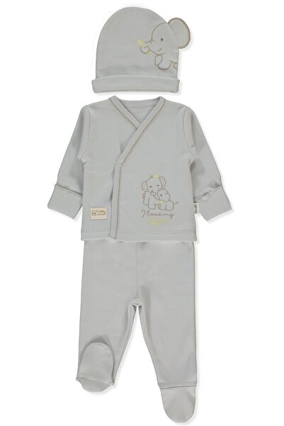 Bebetto Interlock Zibin Set of 3 (Little Elephant) Gray