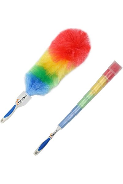 Hasanat Essentials منفضة غبار متعددة الأغراض - ألوان قوس قزح ناعمة متعددة