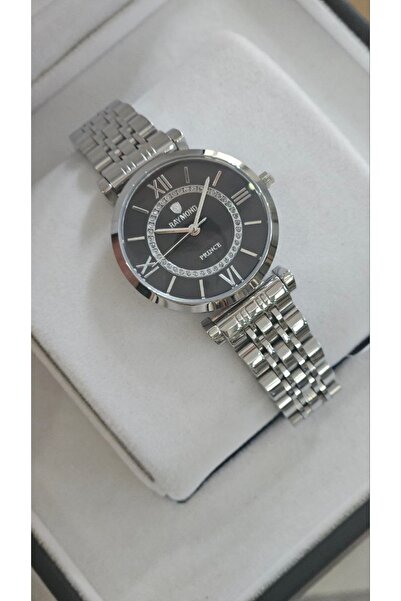Raymond Rym-213055 Quartz Women's Watch - 2 Years Warranty Silver-Black