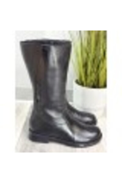 BiaShoes Ghete negre din piele pentru femei Liliana2