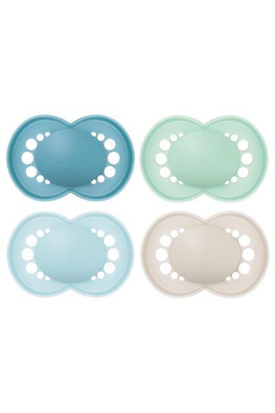 MAM Original Matte Silikon Emzik 16+ Ay, 4’lü Set, Ortodontik, BPA’sız