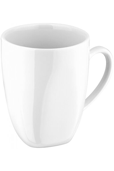 JUDGE Set de 6 căni latte, porțelan, 20x26 cm, alb