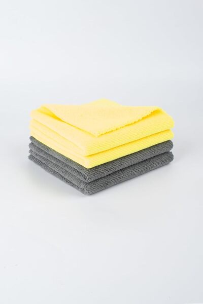 Generic Microfiber Towel Cloth 30 * 30 cm, 380 gsm, Pack of 4 pcs.