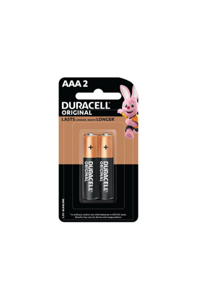 Duracell بطارية قلوية DCABO AAA - عبوة من قطعتين