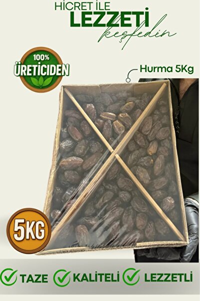 Hicret Kuruyemiş İri Boy Toptan Hurma 5 KG