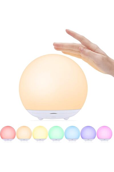 AccLoo مصباح ليلي للأطفال قابل لإعادة الشحن عبر منفذ USB، مزود بخاصية التحكم ...