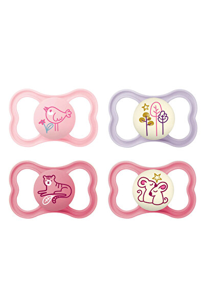 MAM Air Day & Night Silikon Emzik 6-16 Ay, 4’lü Set, Gece Parlayan