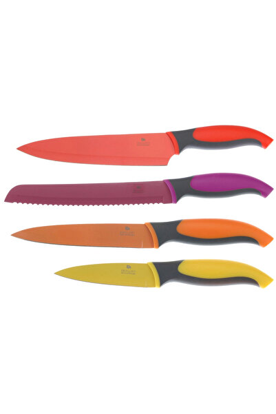 Excellent Houseware -Set de cuțite Wild Color, oțel inoxidabil, multicolor
