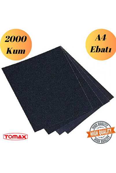 Mobilyap Tomax - 2000 Kum Kağıt Zımpara Su Zımparası Sarı Leke Banyo Mutfak 1...