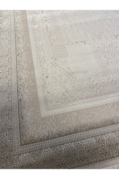 KARAR HALI Kahve beyaz salon halısı