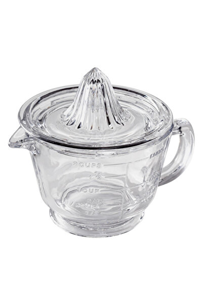 JUDGE storcător manual de citrice, sticlă borosilicată, 17x13x14,5 cm, transparent