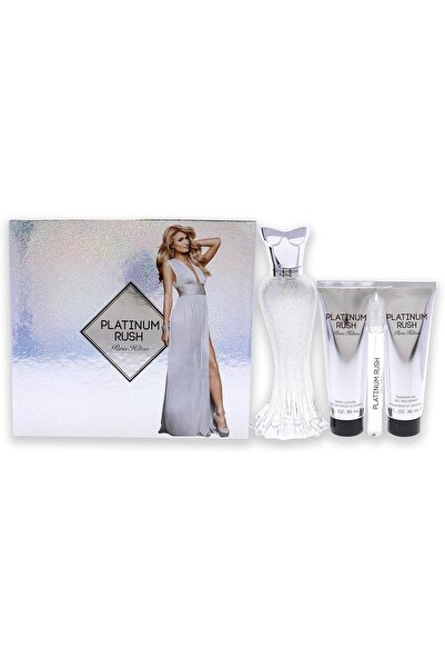 Paris Hilton Platinum Rush For Women Set Eau De Parfum 100ml + Eau De Parfum 10ml + Bl 90ml + Sg 90m