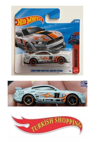 HOT WHEELS 1:64 Ölçek 2026 Case 2020 Ford Mustang Shelby Gt500