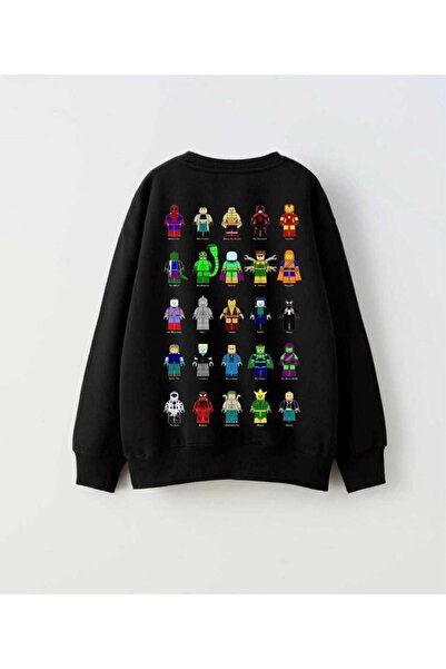 ALYAKİDS سترة للأولاد بتصميم روبلوكس مطبوعة من القطن بقصة مريحة موديل شتوي لل...