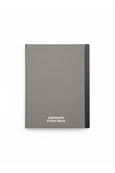 alghaneim كمبيوتر محمول مزود ببطارية متنقلة وقفل ببصمة الإصبع - سعة 10000 مللي أمبير، شحن سريع بقوة 25 واط، شحن لاسلكي وسلكي.