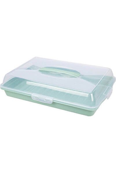 Excellent Houseware Tavă pentru servire și transport prăjituri, polipropilenă...