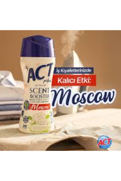 Gayoor ACT ÇAMAŞIR PARFÜMÜ MOSCOW (BEYAZ SABUN KOKULU) 210 GR *6 'LI