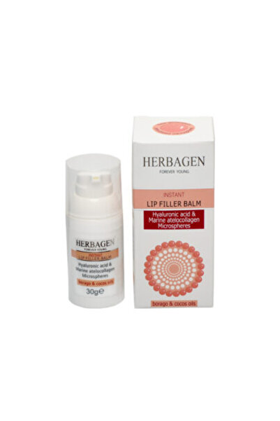 Herbagen Balsam de buze filler instant cu microsfere de Acid Hialuronic și at...
