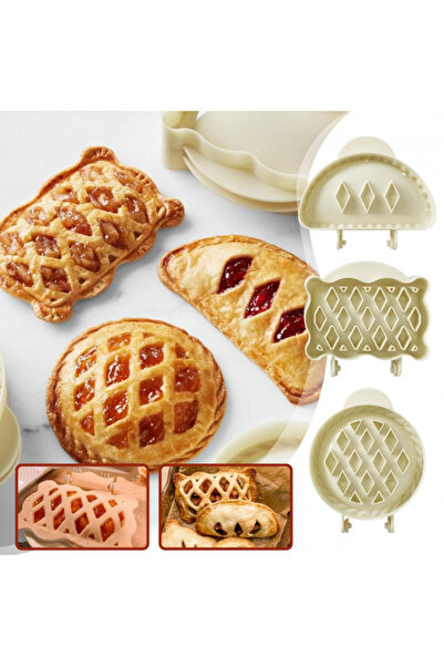 MaffStuff Set 3 Forme Pentru Tarte, Ștrudele și Plăcinte – Antiaderente, Rezi...