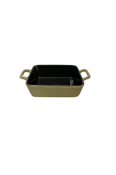 Koopman International Tavă de servire Koopman, ceramică, 23,6x15,3x5,6 cm, Ve...