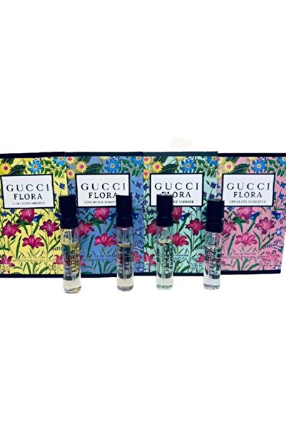 Gucci Flora For Women Eau De Parfum 4 X 1.5ml (Gorgeous Gardenia + Gorgeous Magnolia + Gorgeous Orch